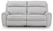 Social Pointe 2-Piece Reclining Loveseat Chenille