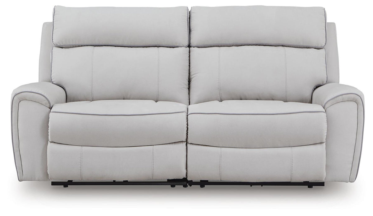 Social Pointe 2-Piece Reclining Loveseat Chenille