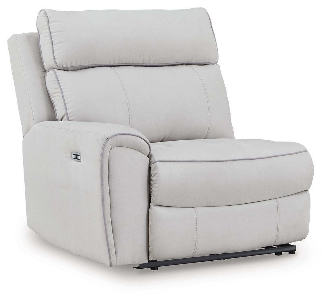 Social Pointe 5-Piece Power Reclining Sectional Chenille
