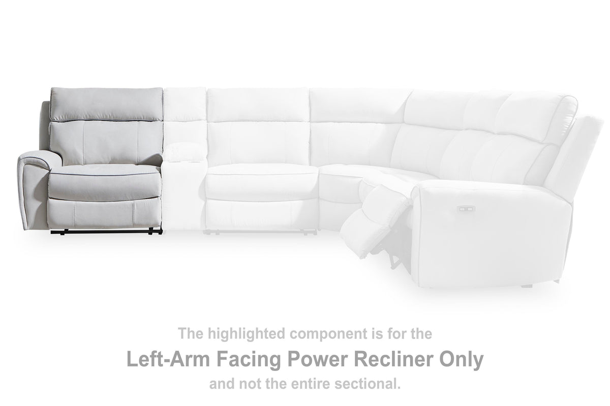 Social Pointe LAF Zero Wall Power Recliner Chenille