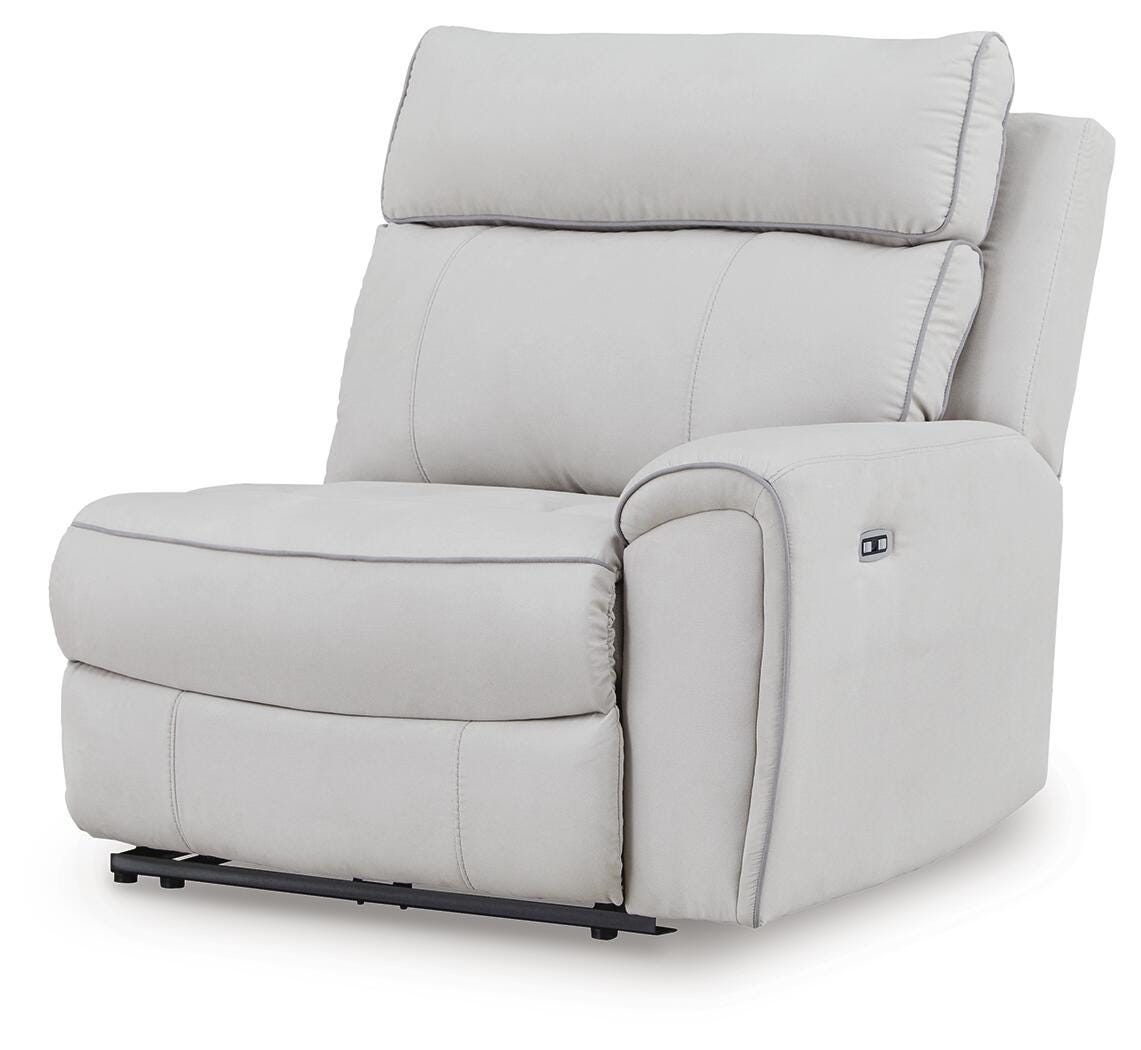 Social Pointe 7-Piece Reclining Sectional with Storage Consoles Chenille