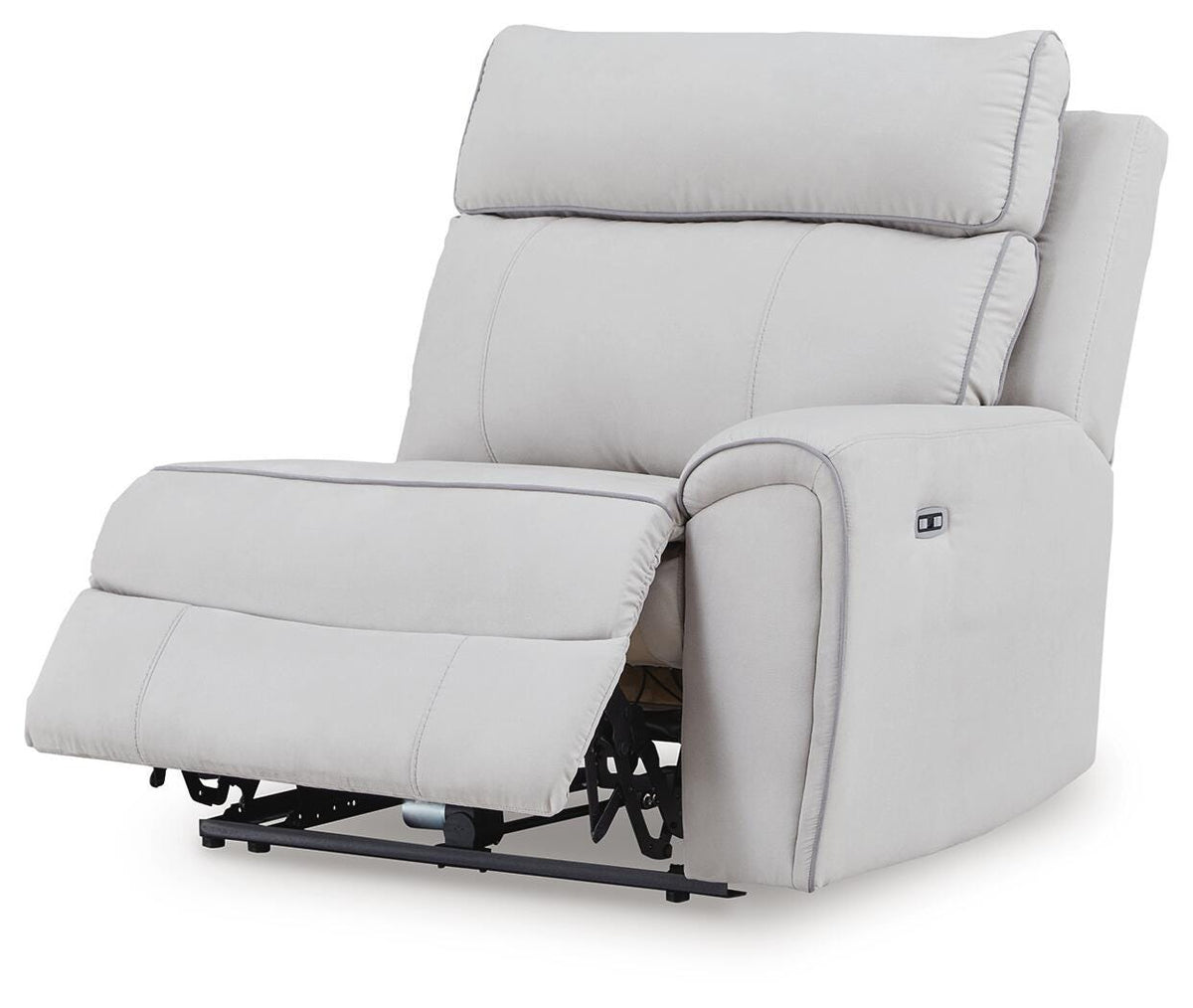 Social Pointe 5-Piece Power Reclining Sectional Chenille