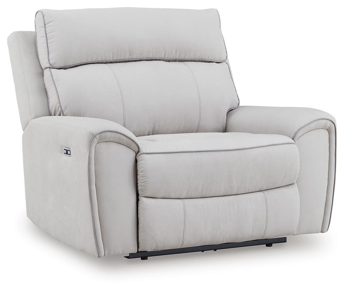 Social Pointe PWR Recliner/ADJ Headrest Chenille