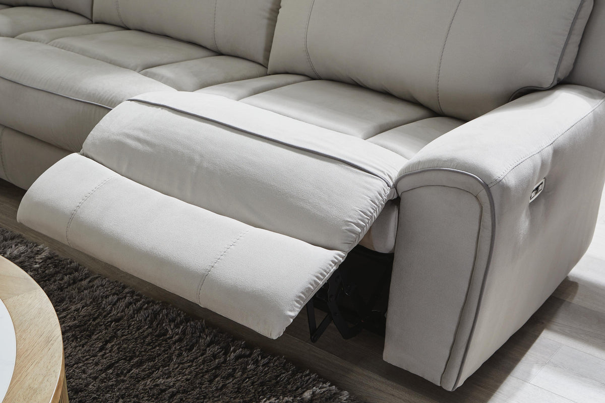 Social Pointe 2-Piece Reclining Loveseat Chenille