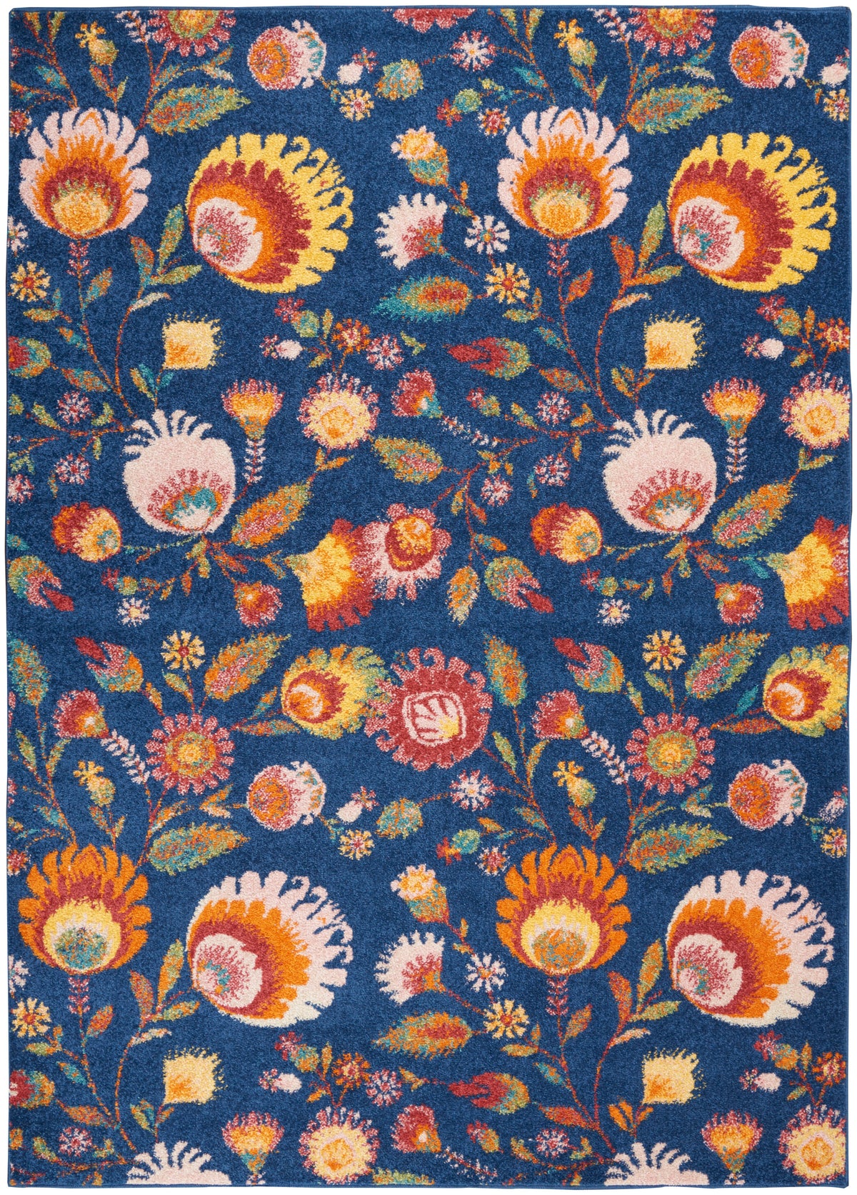 Allur ALR08 Navy Multicolor Rug - Rectangle