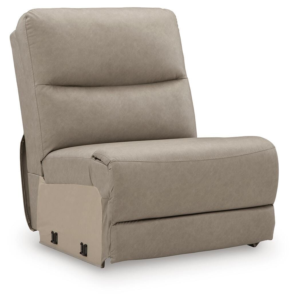 Narwhal Place Armless Chair Faux Leather