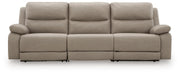 Narwhal Place 3-Piece Power Reclining Sectional Faux Leather