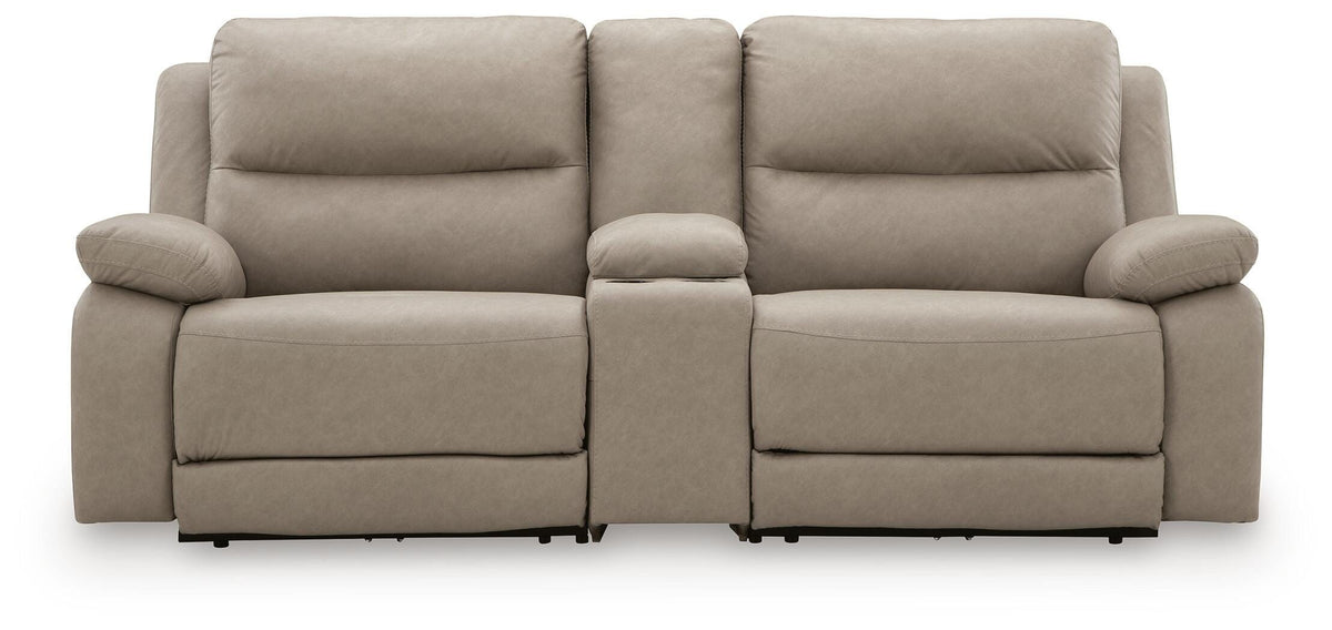 Narwhal Place 3-Piece Power Reclining Sectional Faux Leather