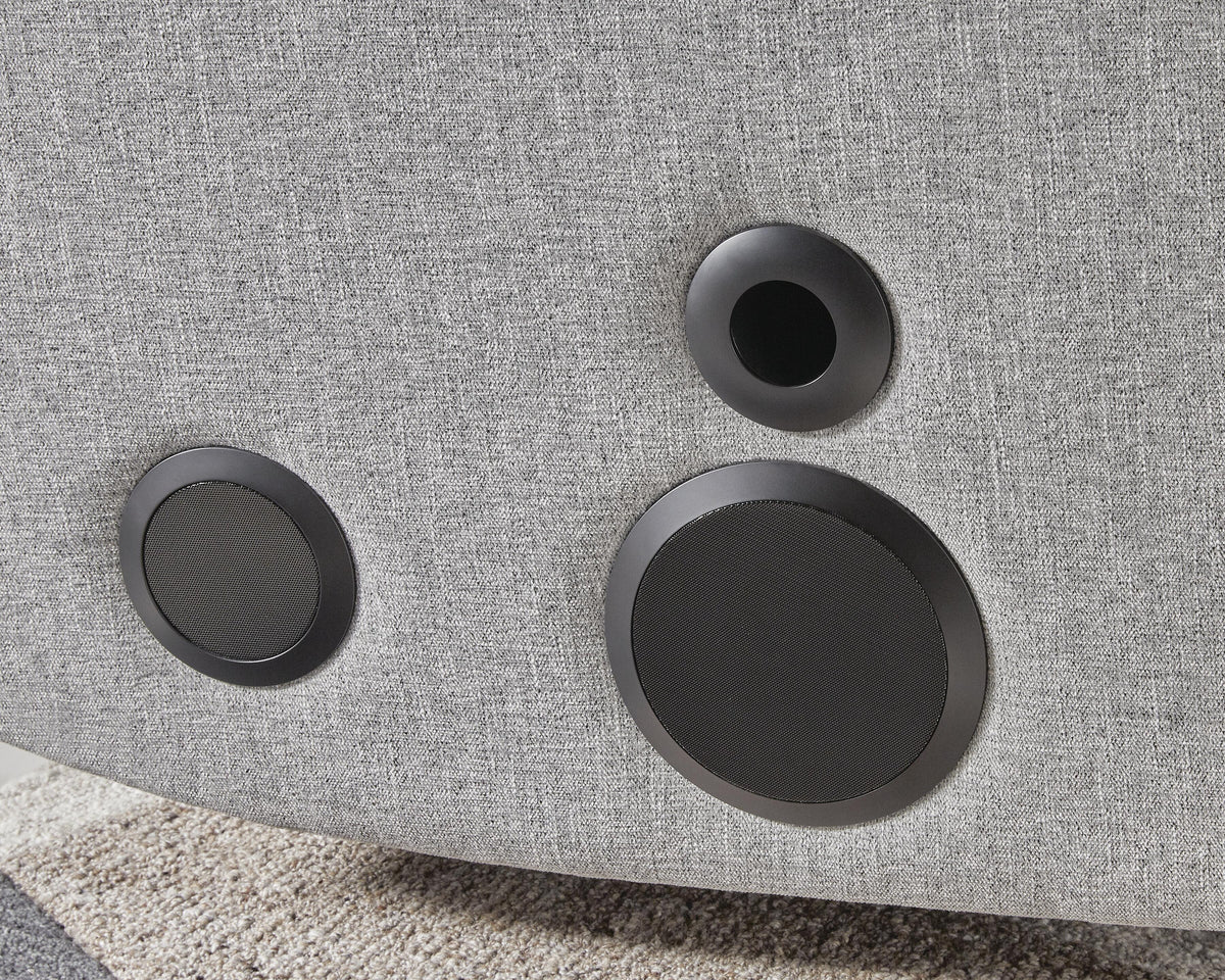Pineland Glider PWR REC w/Audio System Next-Gen Nuvella™ Performance Fabric