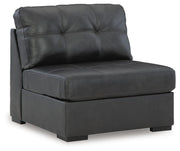 Brindley Pier Armless Chair Leather