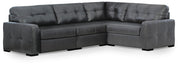 Brindley Pier 4-Piece Sectional Leather