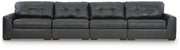 Brindley Pier 4-Piece Sectional Leather