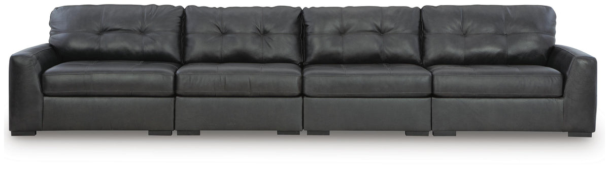 Brindley Pier 4-Piece Sectional Leather