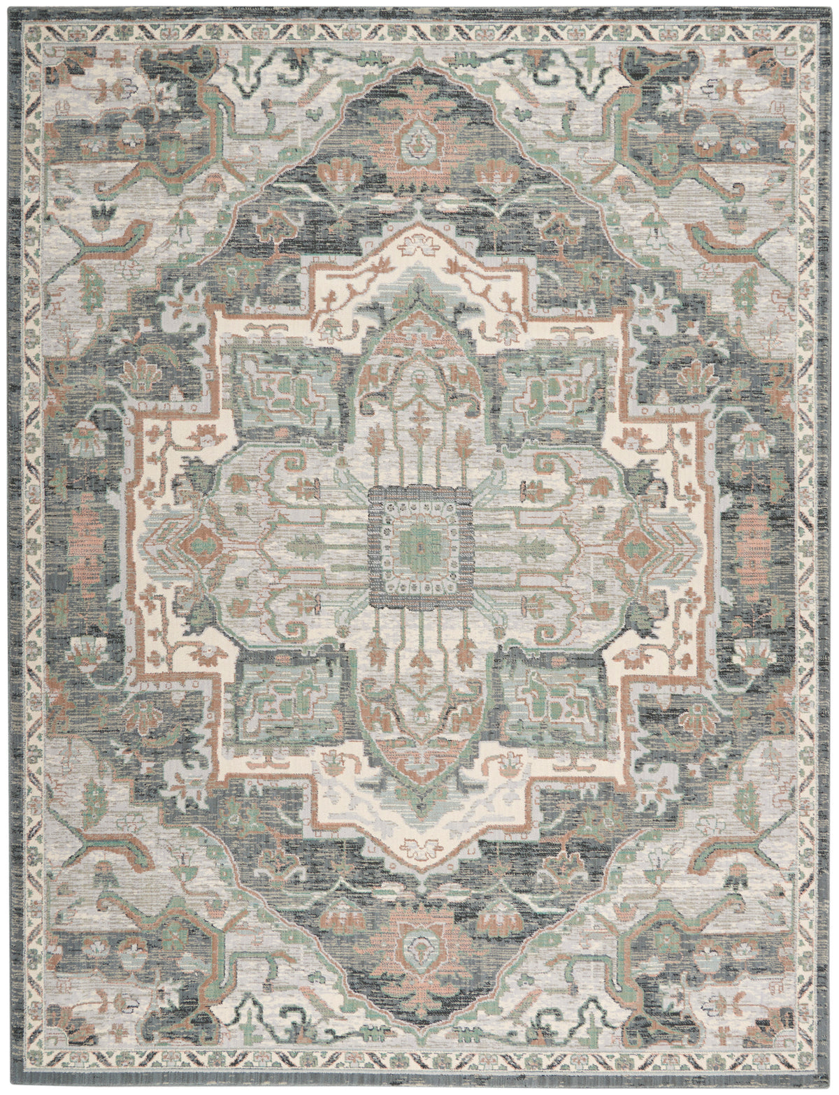 Parisa PSA01 Grey Sage Rug - Rectangle