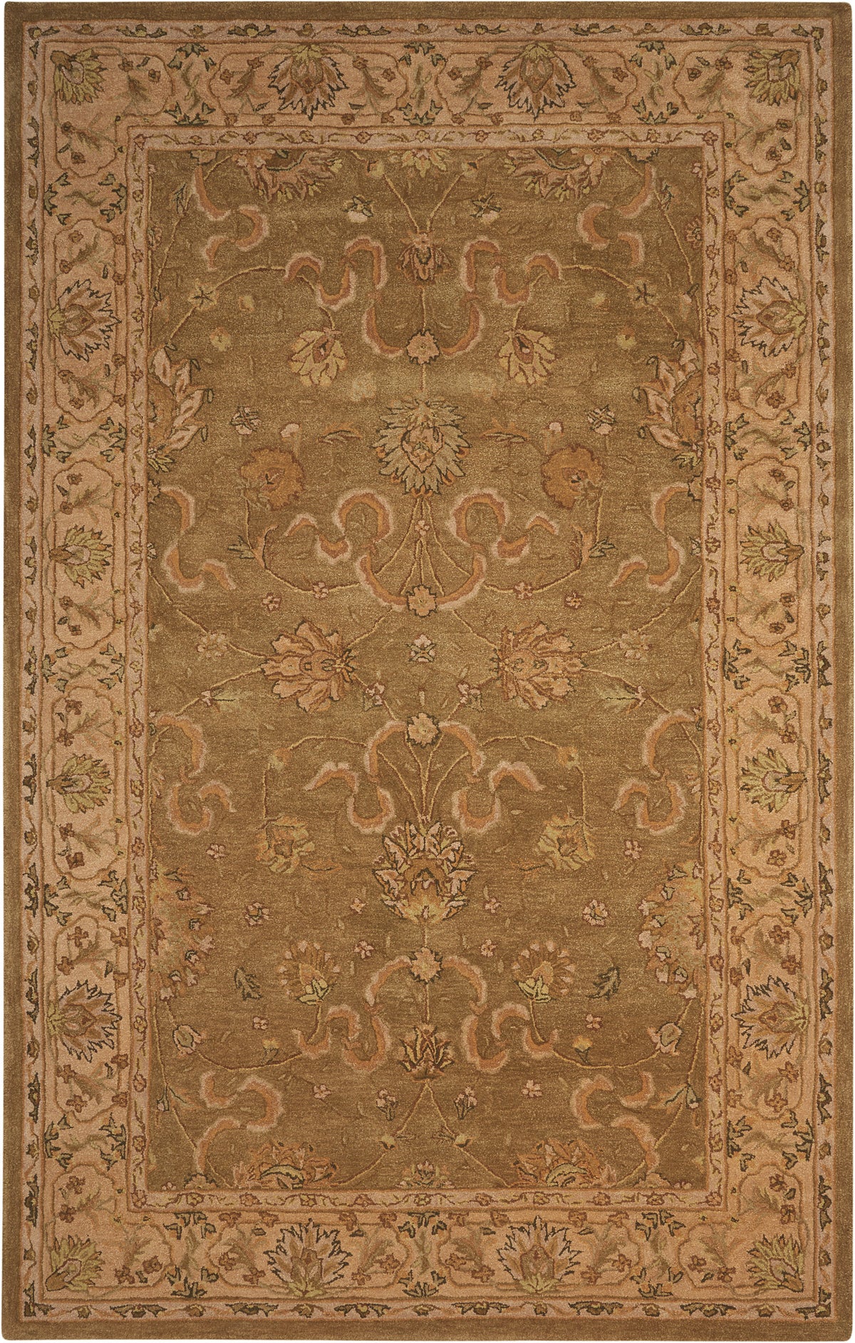 Heritage Hall HE20 Green Rug - Rectangle