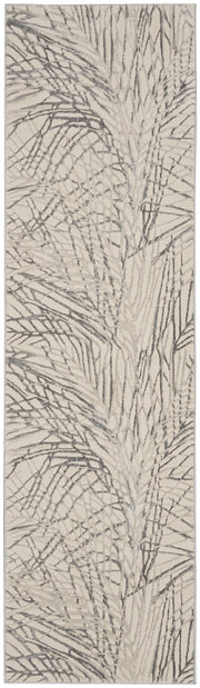Rustic Textures RUS17 Ivory Grey Rug - Runner