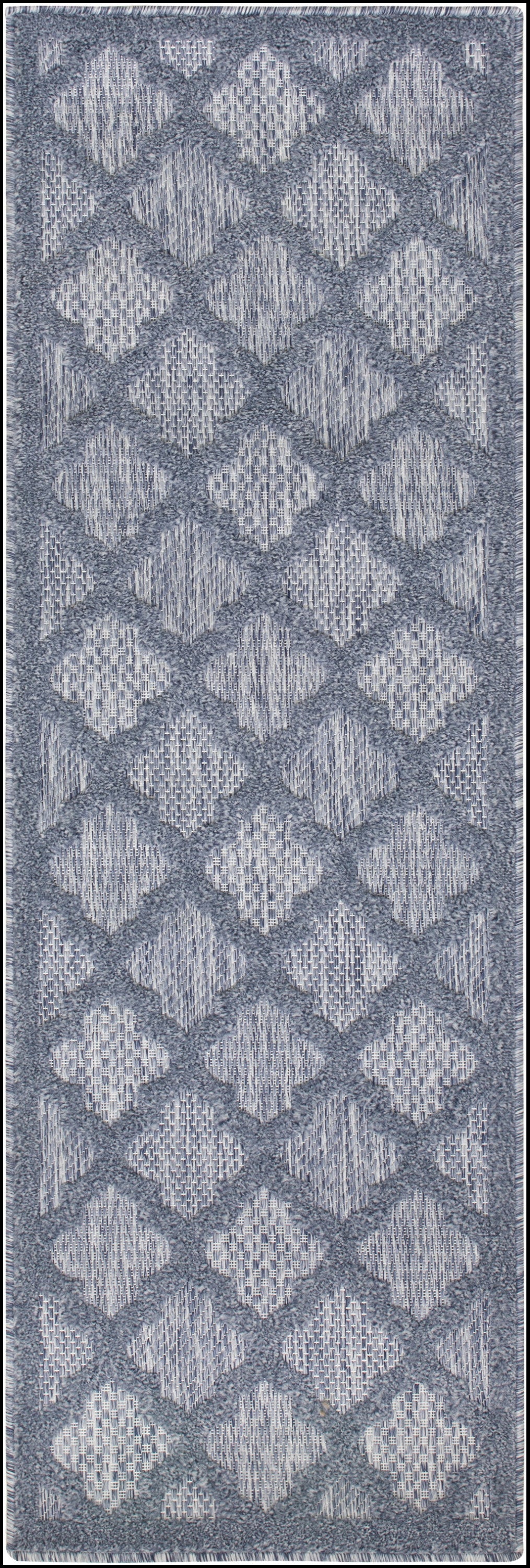Easy Care NES01 Denim Blue Rug - Runner