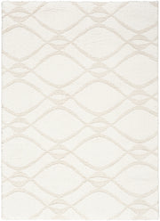 Modern Shag MMD03 Ivory Beige Rug - Rectangle