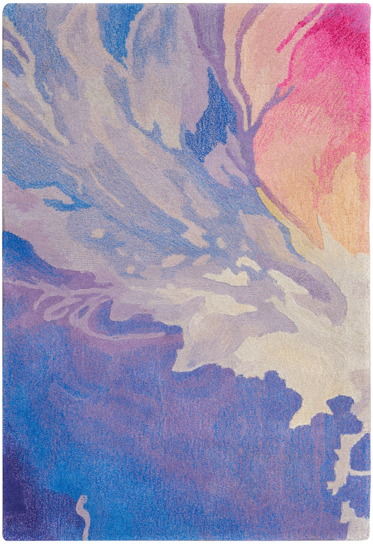 Prismatic PRS37 Blue Multicolor Rug - Rectangle