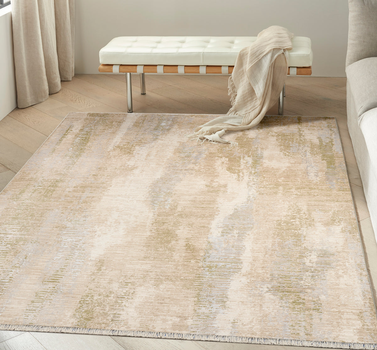 CK089 Drift DRF01 Beige Sage Rug - room scene