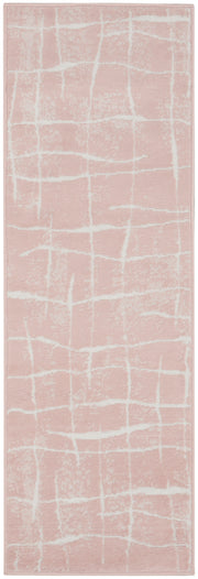 Whimsicle WHS09 Pink Ivory Rug - Runner