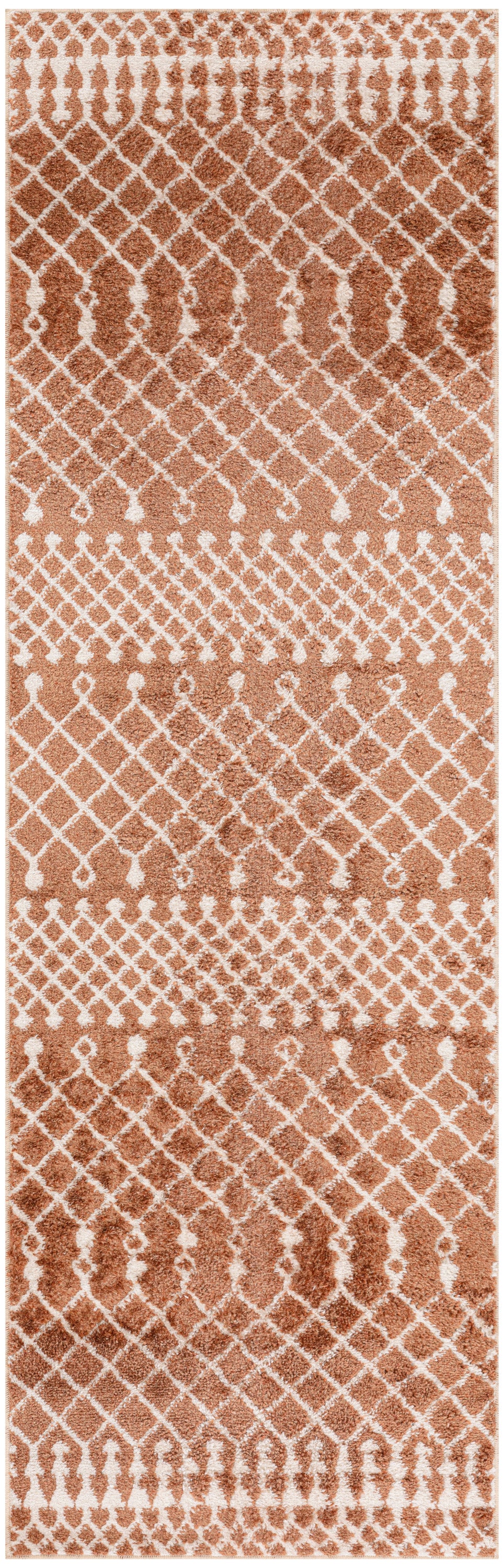 Astra Machine Washable ASW10 Copper Rug - Runner