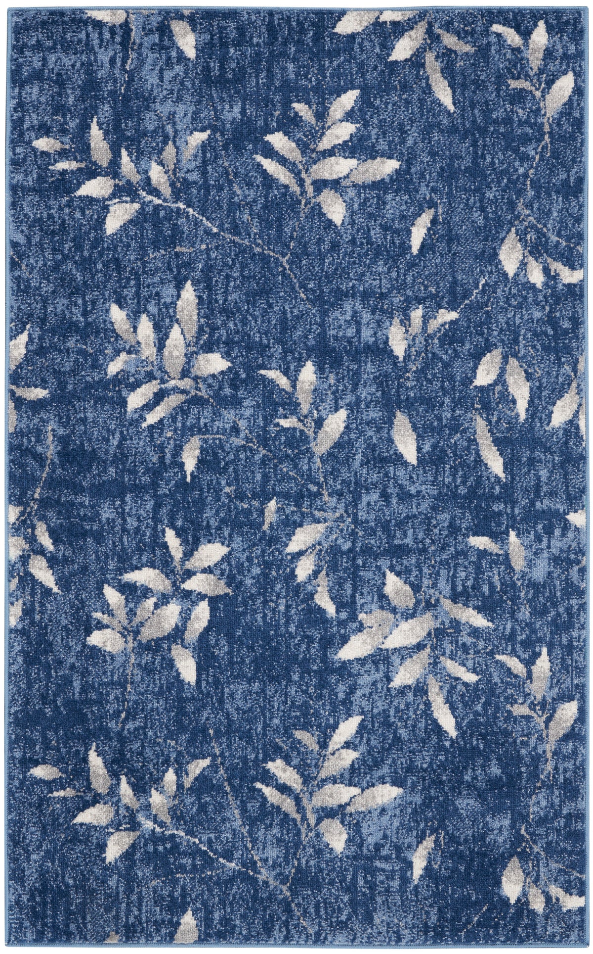 River Flow RFV03 Navy Ivory Rug - Rectangle