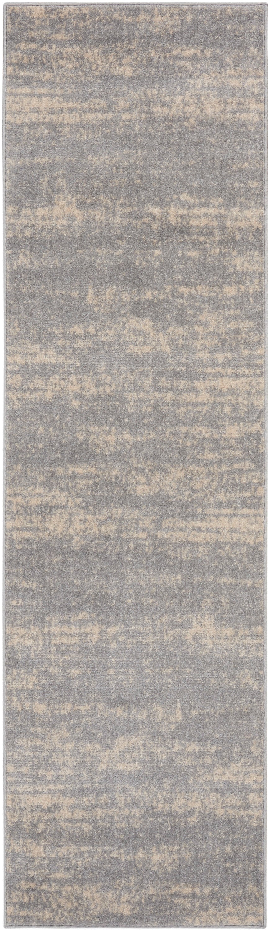 Nourison Essentials NRE03 Grey Beige Rug - Runner