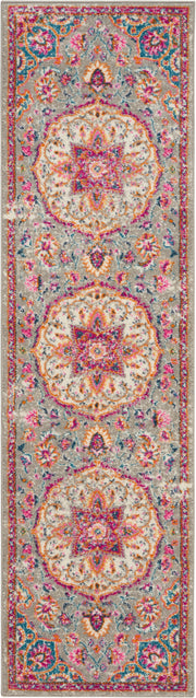 Passion PSN22 Grey Multicolor Rug - Runner