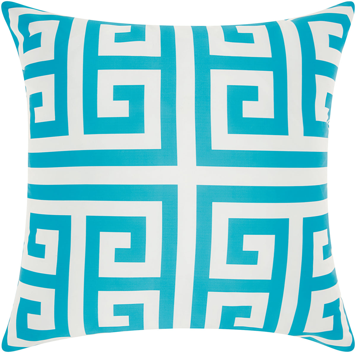 Outdoor Pillows AS047 Turquoise 20" x 20" Throw Pillows
