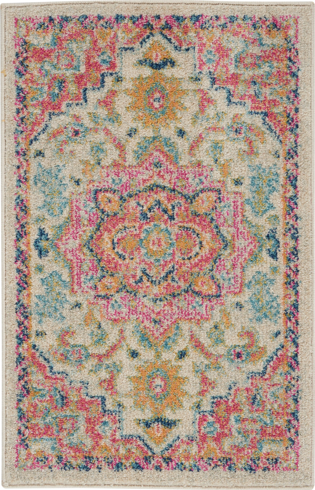 Passion PSN25 Ivory Pink Rug - Rectangle