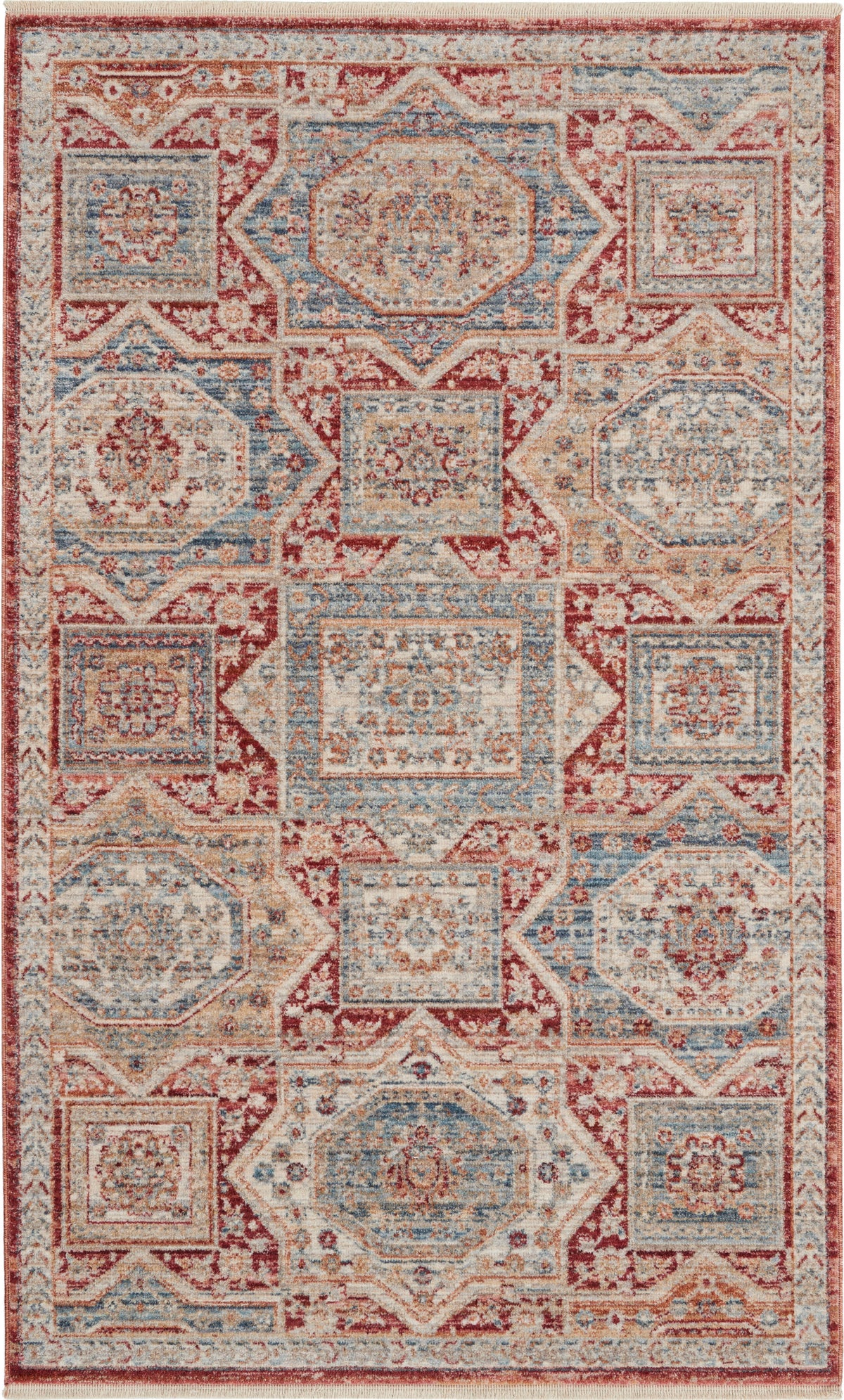 Homestead HMS02 Blue Brick Rug - Rectangle