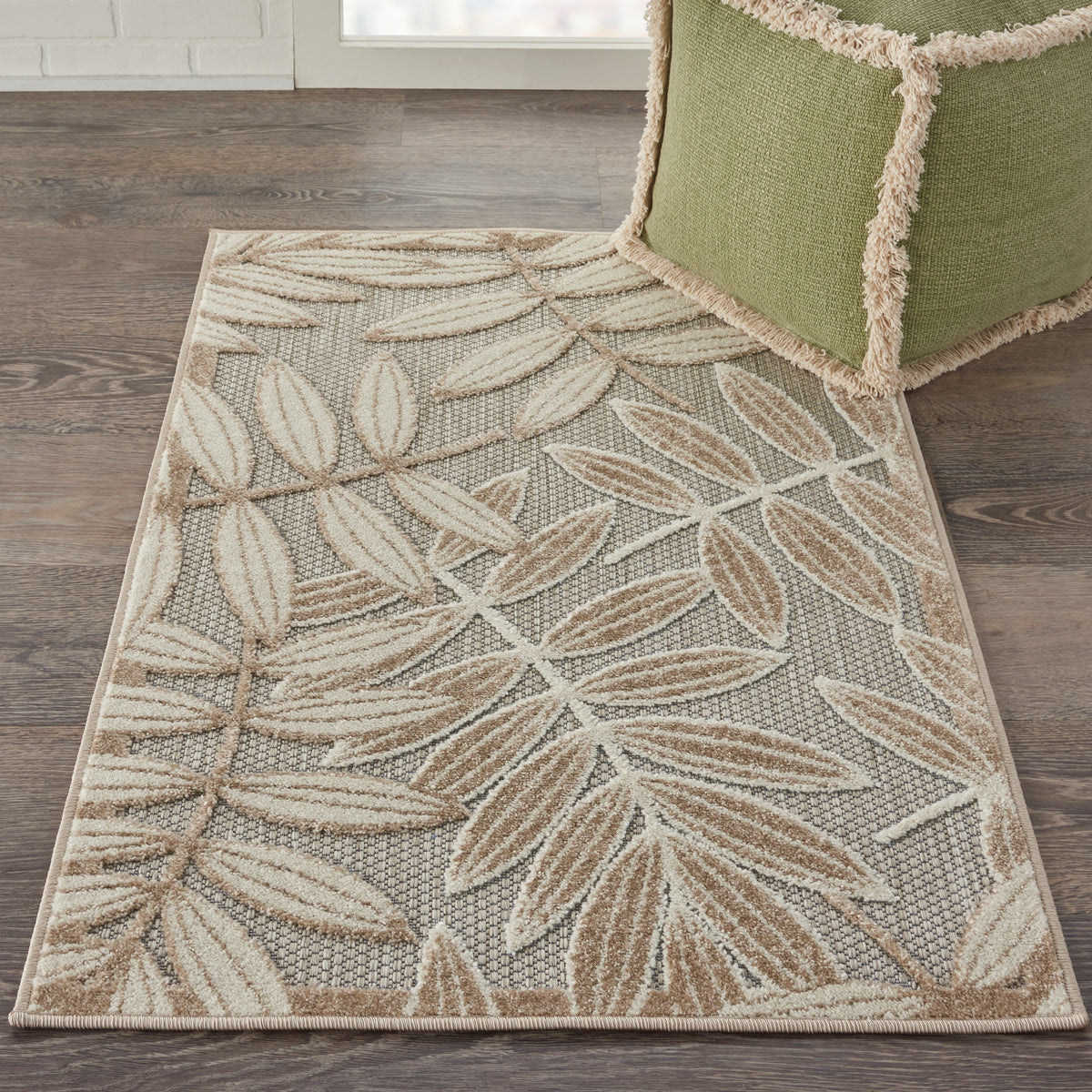 Aloha ALH18 Natural Rug - room scene