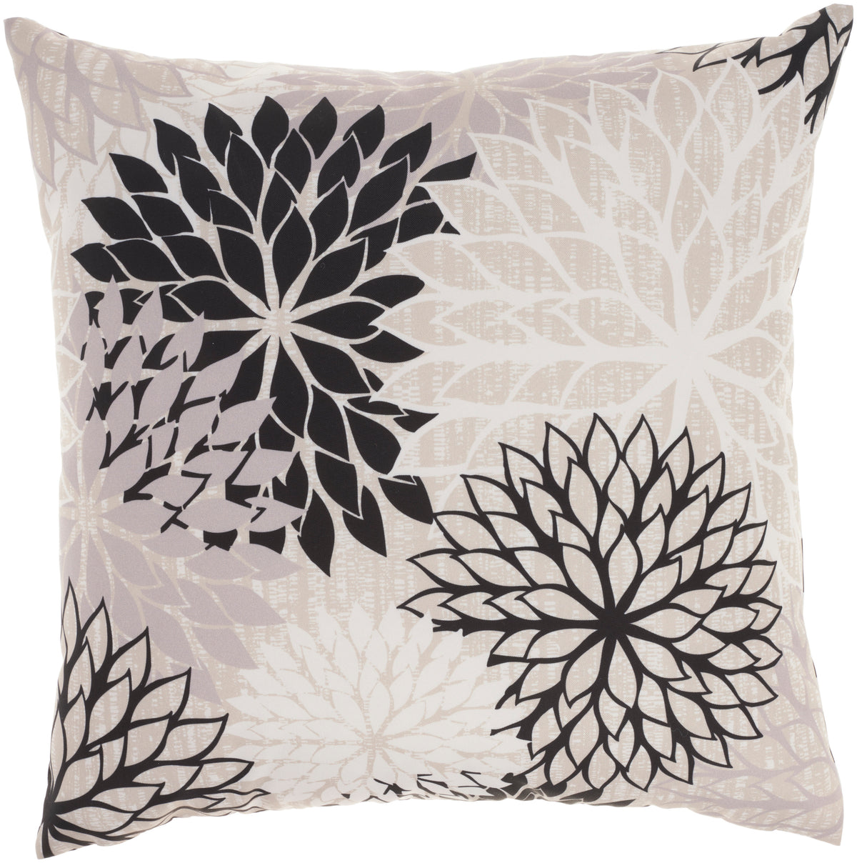 Aloha ALH05H Black White 20" x 20" Throw Pillows