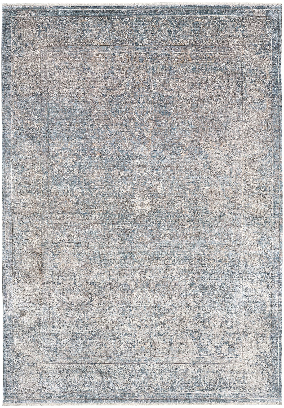 Starry Nights STN01 Cream Blue Rug - Rectangle