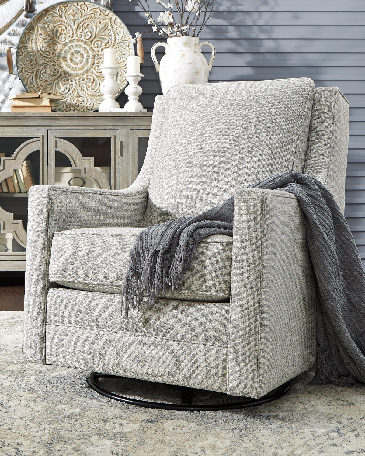 Kambria Swivel Glider Accent Chair