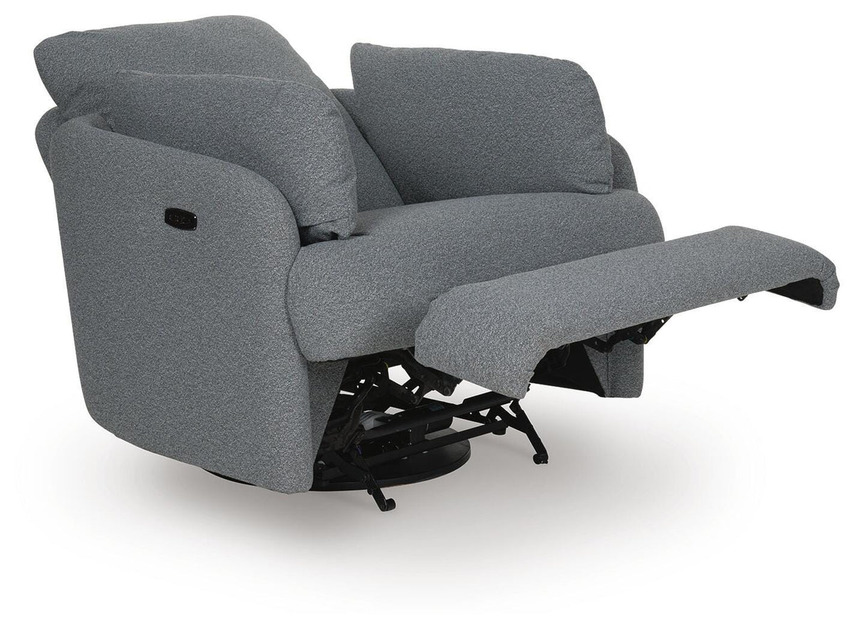 Alainmont Next-Gen Nuvella Swivel Power Recliner Next-Gen Nuvella™