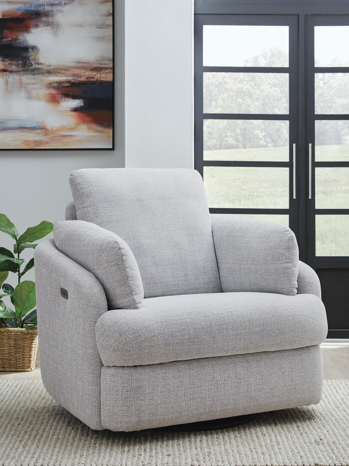 Alainmont Next-Gen Nuvella Swivel Power Recliner Next-Gen Nuvella™