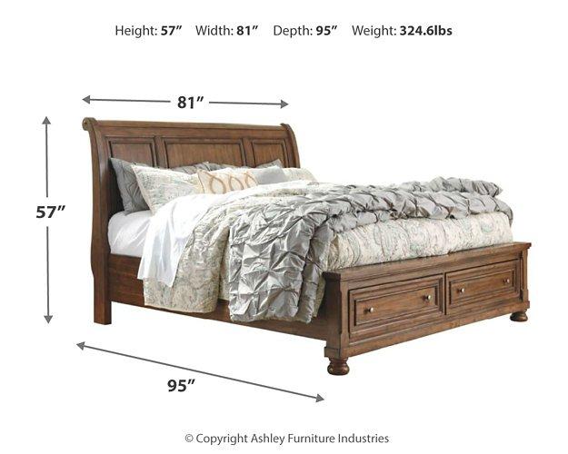 Flynnter Bed with 2 Storage Drawers