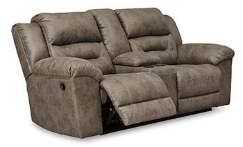 Stoneland Reclining Loveseat with Console