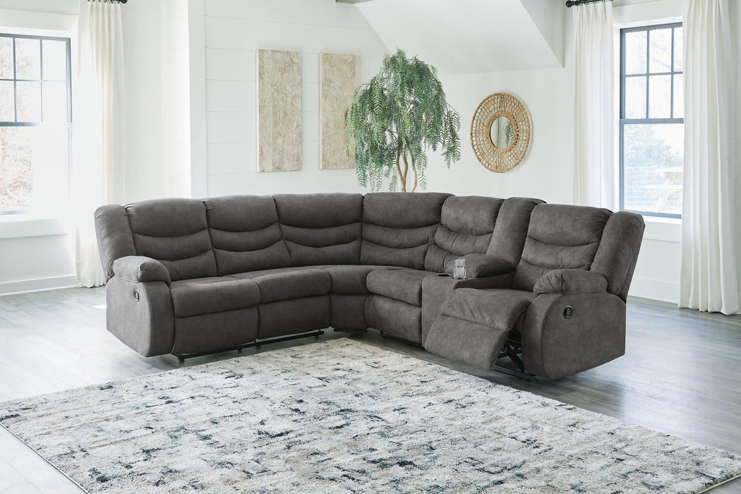 Partymate 2-Piece Reclining Sectional