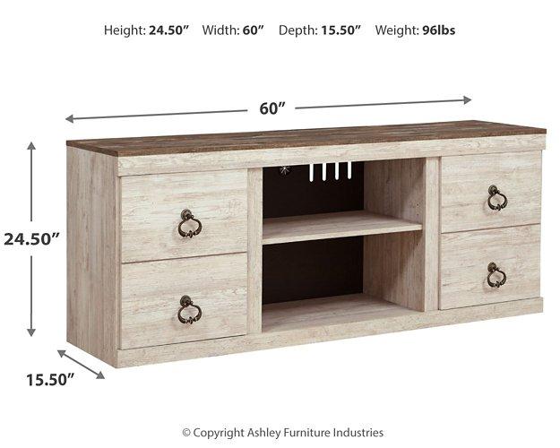 Willowton TV Stand with Electric Fireplace