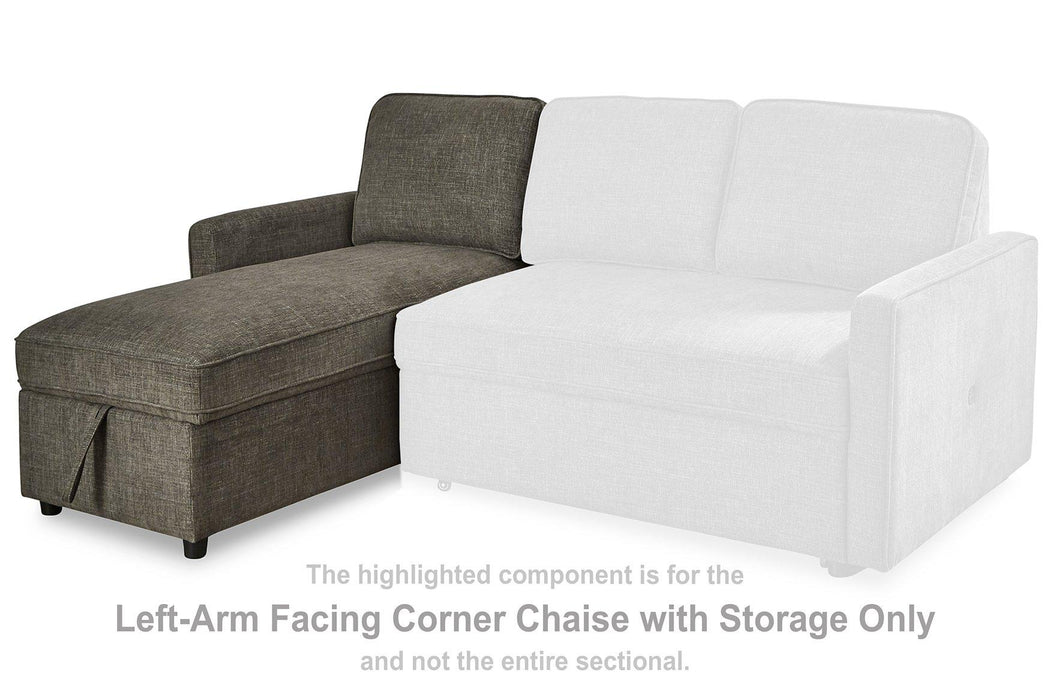 Kerle 2-Piece Sectional with Pop Up Bed