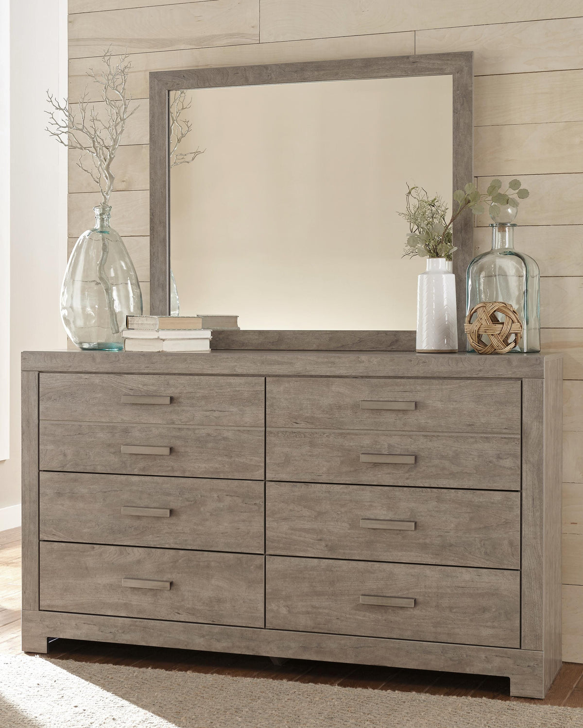 Culverbach King Panel Bed, Dresser, Mirror and Chest