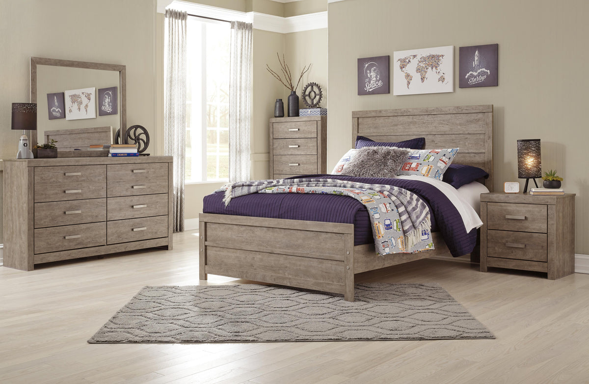 Culverbach Panel Bed Set - Full, Dresser, Mirror and Chest