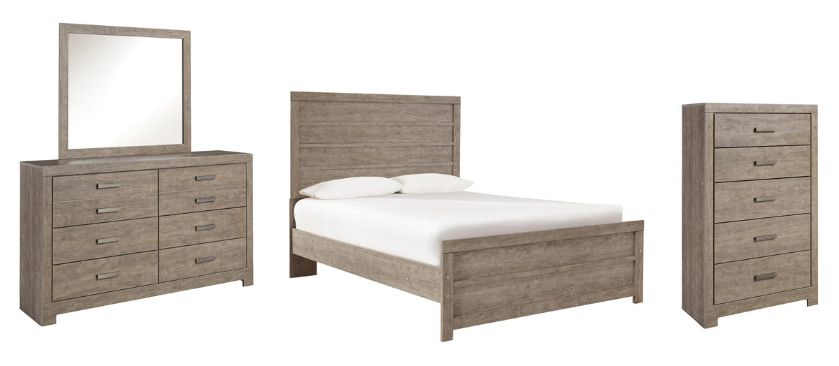Culverbach Panel Bed Set - Full, Dresser, Mirror and Chest
