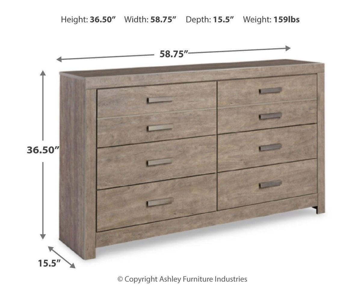 Culverbach Full Panel Bed, Dresser and Chest