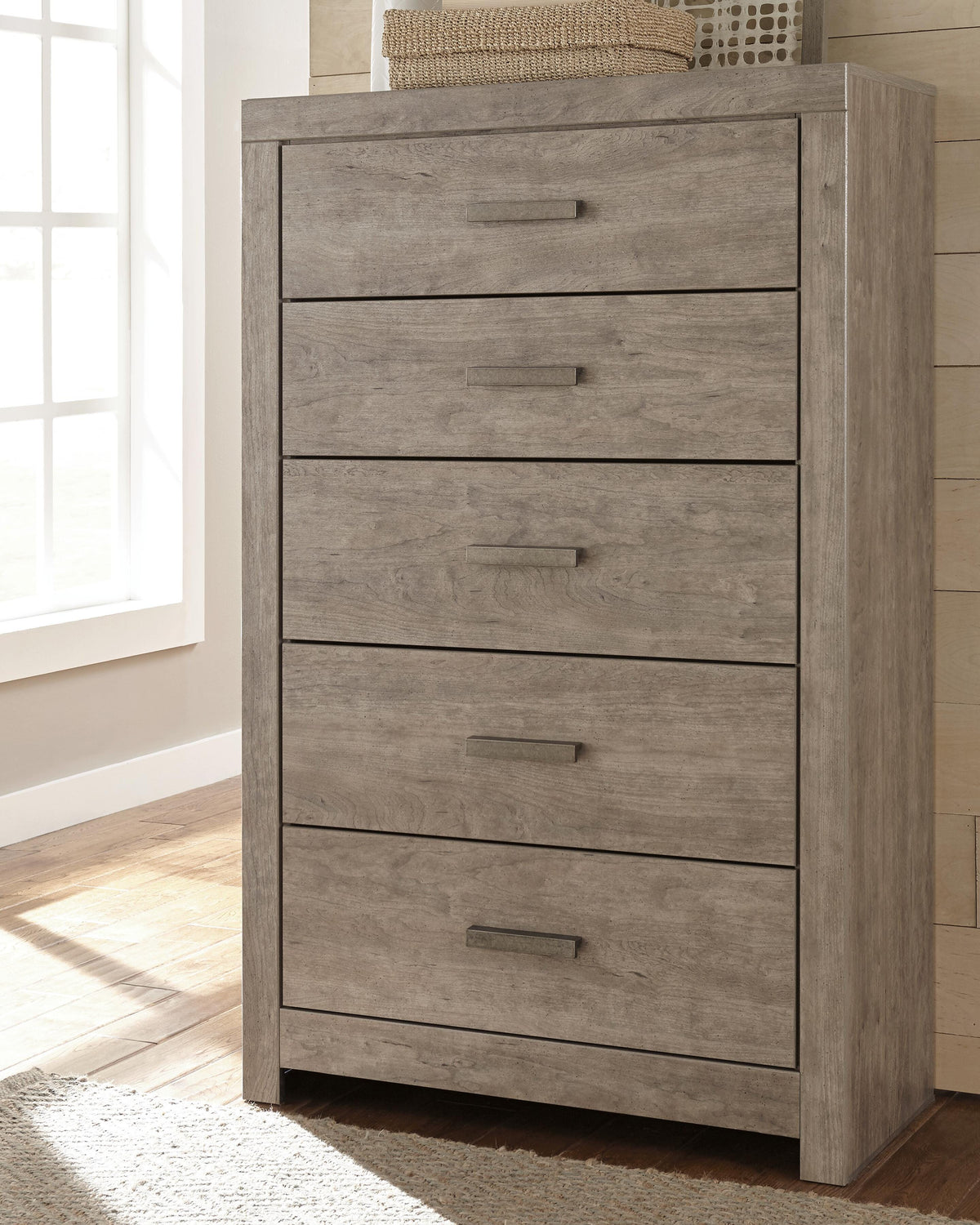 Culverbach King Panel Bed, Dresser, Mirror and Chest
