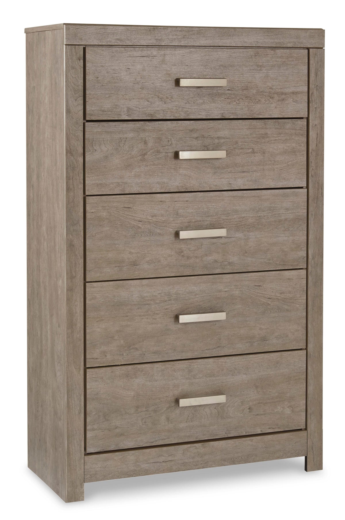 Culverbach Panel Bed Set - King, Mirrored Dresser and Chest