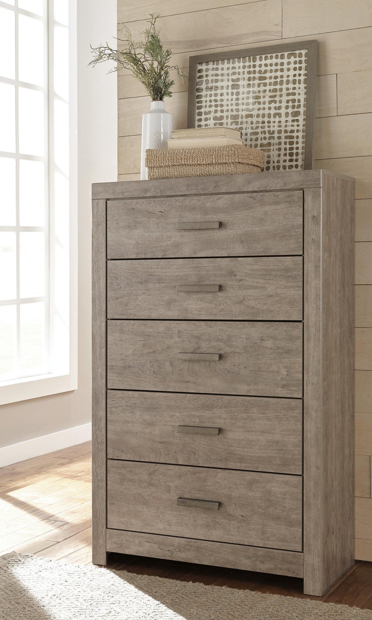 Culverbach Full Panel Bed, Dresser and Chest